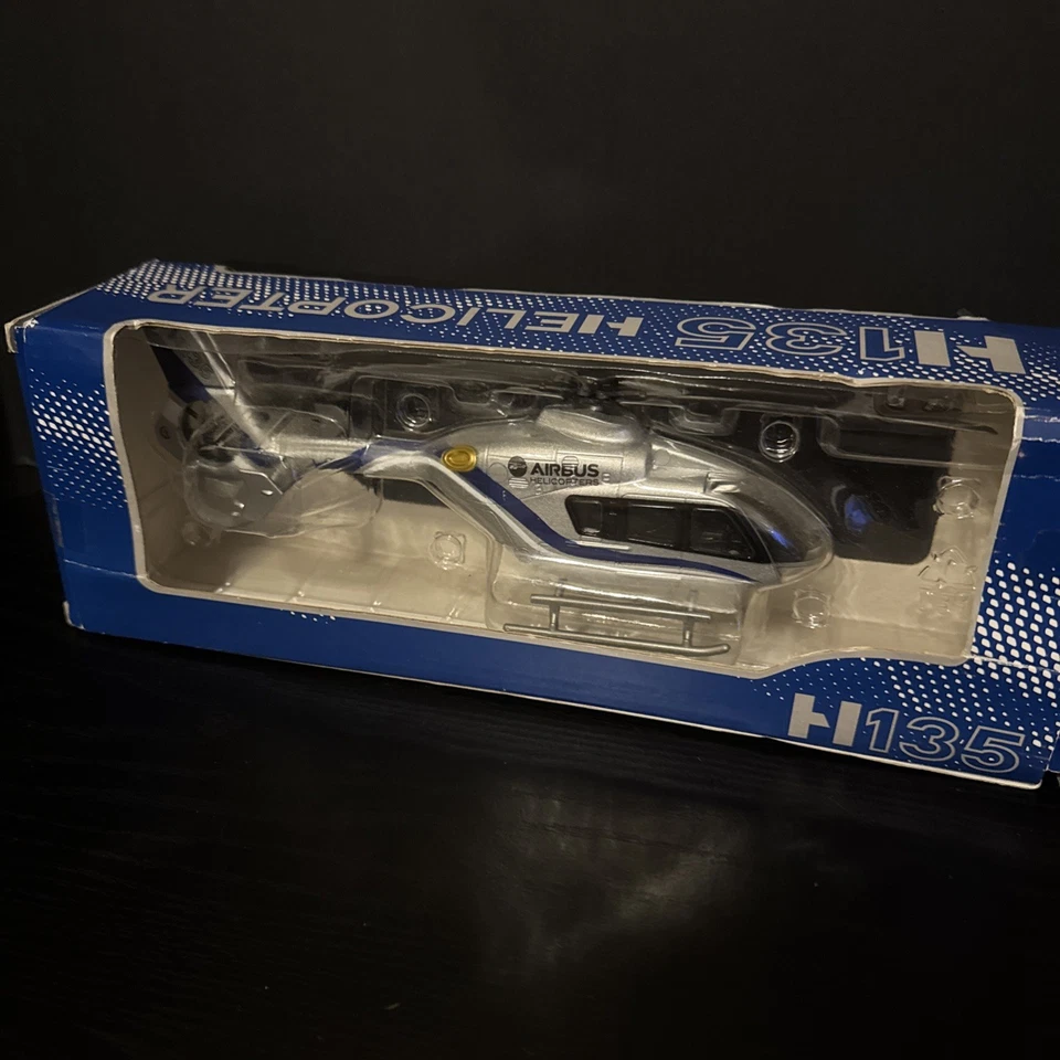 H135 Airbus Helicopter Toy Model Dallas Cowboys Promo Majorette Germany  - Image 4 of 4