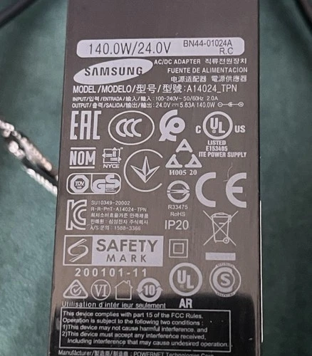 Original Samsung Netzteil A14024_TPN 24,0 V 5,83 A 140 W bn44-01024a