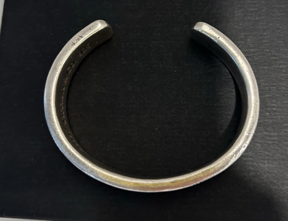 1997 Tiffany & Co Plata de Ley 925 1837 Brazalete Pulsera Pequeña Cuadros Talla Foto 2 de 3