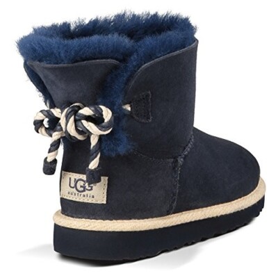 UGG Australia Youth Selene Boots in Navy 1006636Y-NAVY Brand New