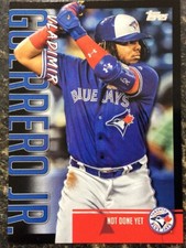 2020 Topps Series 1 Vladimir Guerrero Jr Player HIghlights VGJ-20 Black 063/299