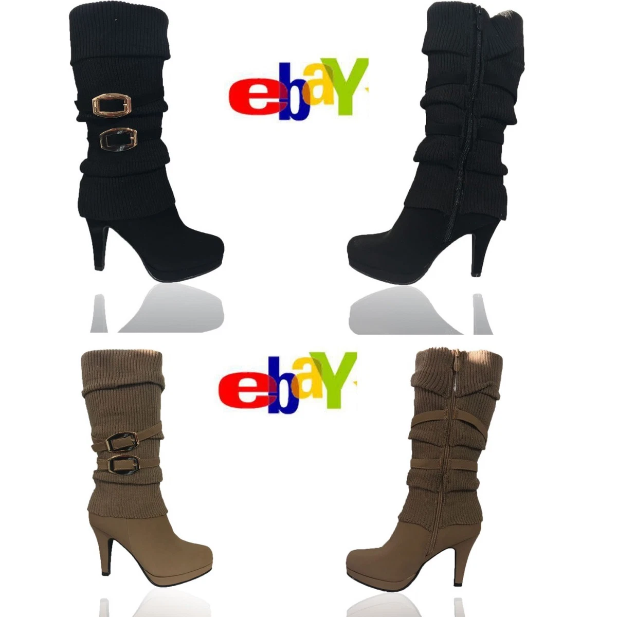 Slim cheap biker boots