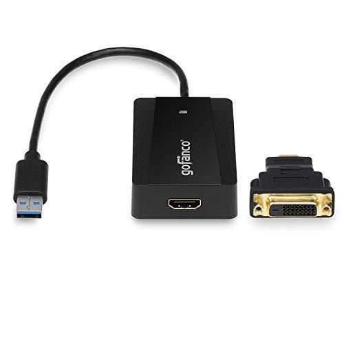 gofanco USB 3 to HDMI/DVI External Graphics Video Adapter Mac/Windows – USB3HDMI - Picture 1 of 7