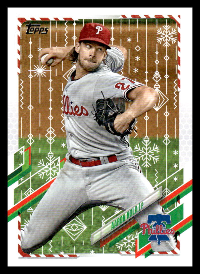 2021 Topps Holiday Aaron Nola #HW7 Philadelphia Phillies