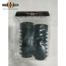 Bikers Choice Fork Boots 49mm Short Fits For Harley FXD Dyna Black