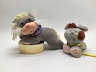 Cabbage Patch Kids Pets Lot 1986 Dog Puppy W/ Collar Leash 1992 Crimp N Curl Cat