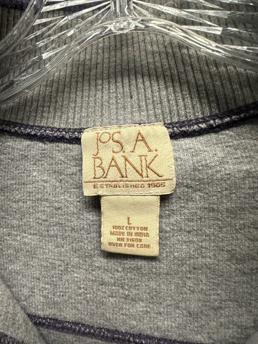 Jos. A. Camisa Pullover Suéter Bank Púrpura 1/4 Talla Grande - Imagen 2 de 6