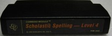 RARE TI-99/4A SCHOLASTIC SPELLING LEVEL 4 -SPEECH  PDF MANUAL