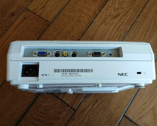 NEC NP100 DLP Presentation Projector with Remote and Power Cord Conference Room - Picture 5 of 6