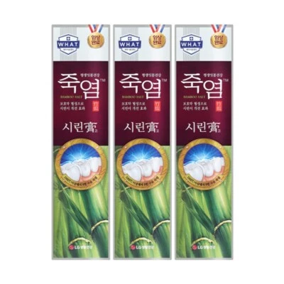 3PCS LG Bamboo Salt Toothpaste for Sensitive Teeth 120g (4.23oz)