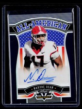 2022 Leaf Valiant: All-American Auto Navy Blue #AA-ND1 Nakobe Dean 19/20