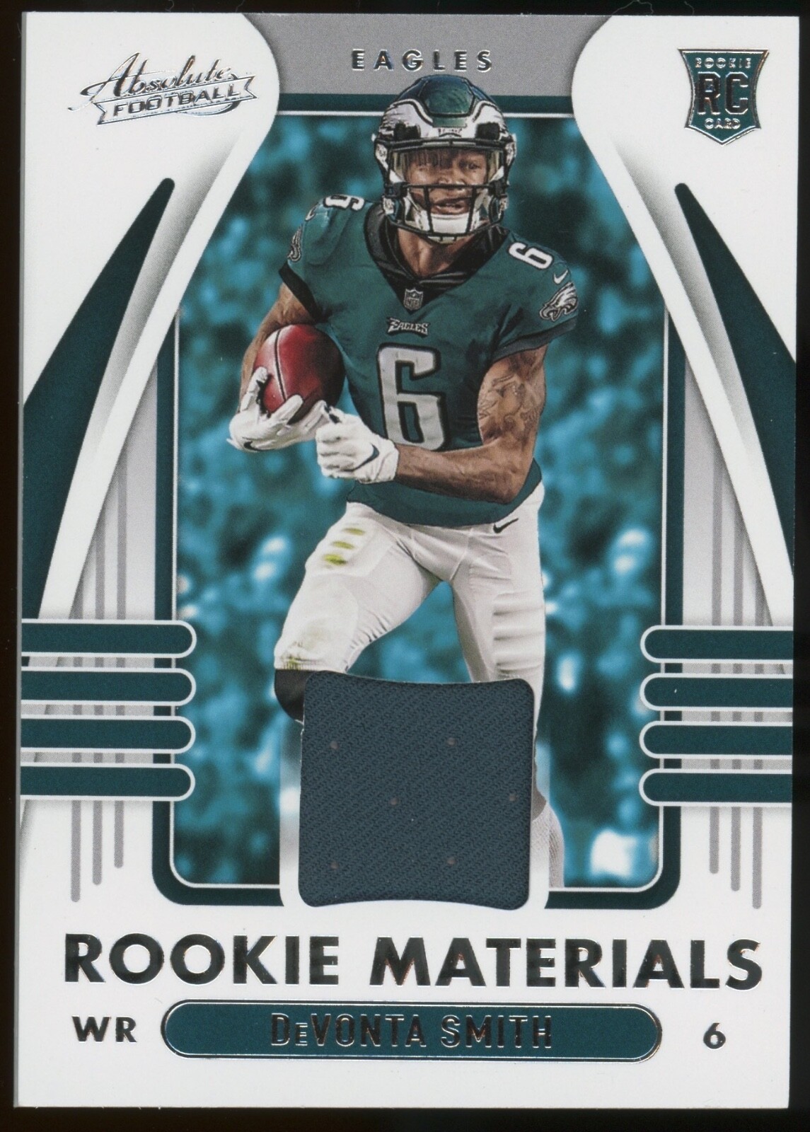 2021 Panini Absolute #ARM-DVS DeVonta Smith Absolute Rookie Materials