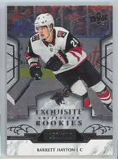 2019-20 Upper Deck Ice Exquisite Collection Platinum Rookies Barrett Hayton