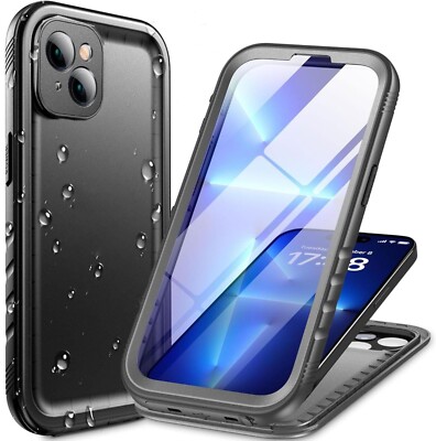 Cozycase für iPhone 13 wasserdichte stoßfeste Hülle mit Bildschirm (Packung geöffnet)