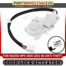 Rear Left  Driver LH Door Lock Actuator for Mazda MPV 2000 2001 with Anti-Theft