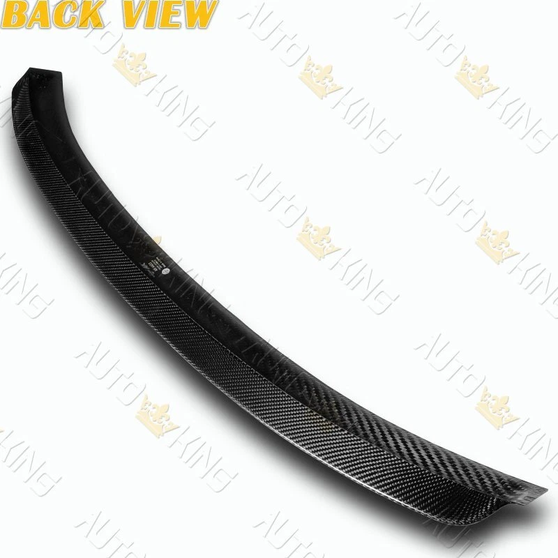 FIT 11-16 BMW F10 528i 535i 550i M5 REAL CARBON FIBER WINDOW ROOF SPOILER WING - Image 3 of 4