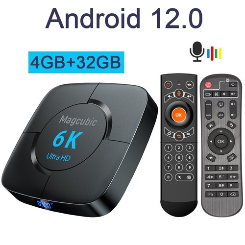 Android TV Box Wifi6 Quad Core Support 8K BT5.0 Voice Media Player Set Top Box - Picture 26 of 31