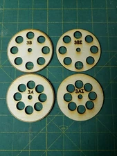3.0" Baffle set For Flying Model Rocket kits laser cut ply eliminates wadding