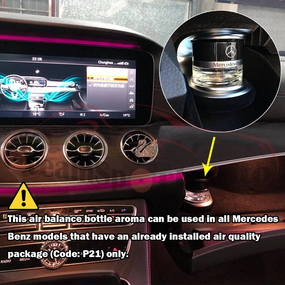 Fragancia Interior Equilibrio Aire Original Mercedes-Benz Nº 6 MOOD Lino 15ml Foto 2 de 4