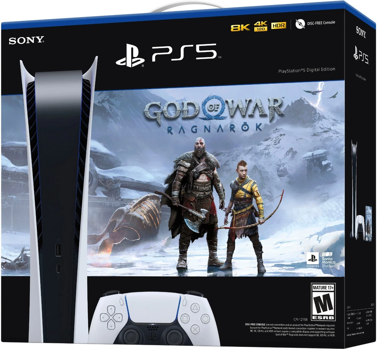 Brand New PlayStation 5 PS5 Digital Edition God of War Ragnarok Bundle ShipToday