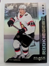 2023-24 BLACK DIAMOND CDD ROOKIE GEMS RIDLY GREIG /99 QUAD DIAMOND RRG-RG