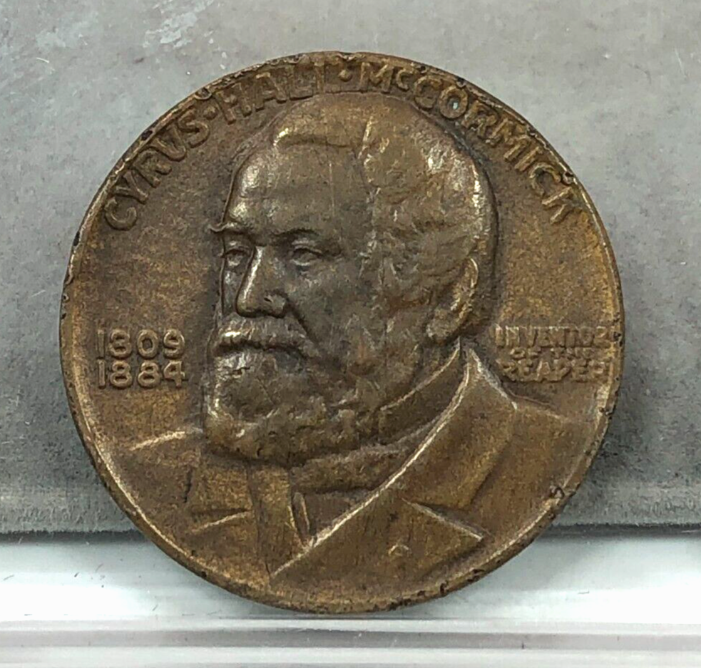 1831-1931 Cyrus McCormick Reaper International Harvester So Called Dollar  HK-460