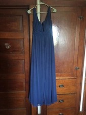 Woman’s formal size 10 navy blue dress, Alfred Sung 