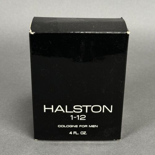 Vintage 90s Old Stock Halston 1-12 Cologne For Men 4 fl oz w/ Original Box - Picture 12 of 20