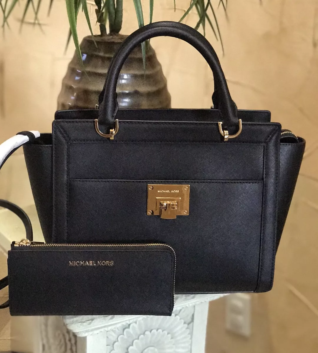 Michael kors tina large satchel sale