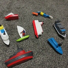 SAFARI LTD lot of 8 Cruise Ship Diver Sailing