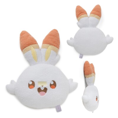 pokemon peaceful place pokepeace peace plush face cushion Scorbunny