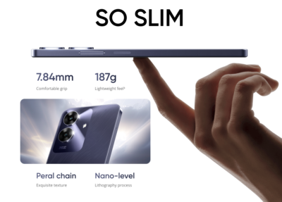 Realme Note 60 4G LTE Marble Black - 4GB RAM - 128GB ROM
