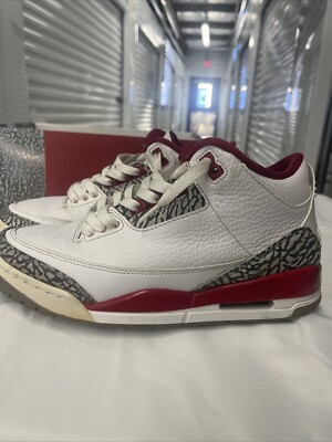 Nike Air Jordan 3 Cardinal Red size 8.5 CT8532-126 OG III Retro