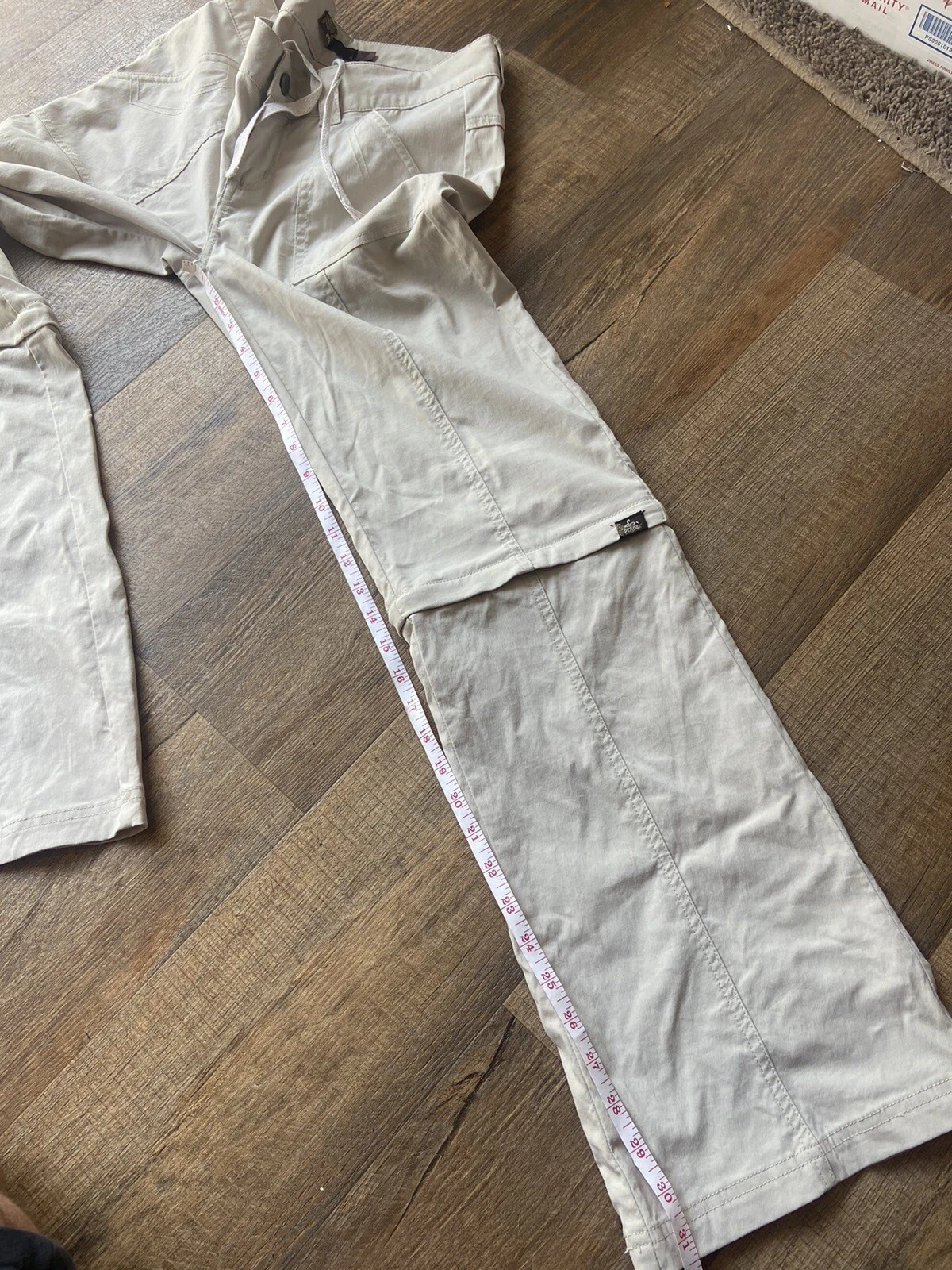 prana convertible mid rise short inseam pants