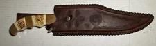 Vintage Chipaway, Cutlery Pakistan large hunting knife 17.5" Sheath