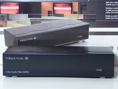 Vintage TruLink VGA UXGA Monitor Splitter Extender C2G 39968 4 Port