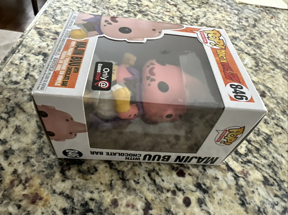 Funko Pop! Majin Buu with Chocolate Bar 846 Gamestop Funko Pop! Majin Buu with Chocolate Bar 846 Gamestop