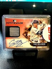 2018 CODY BELLINGER TOPPS SERIES 1 POST SEASON PERFORMERS AUTO RELIC #25/25 MINT