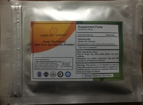EPICATECHIN 98% Pure by HPLC Powder Green Tea Extract Pure & High Quality