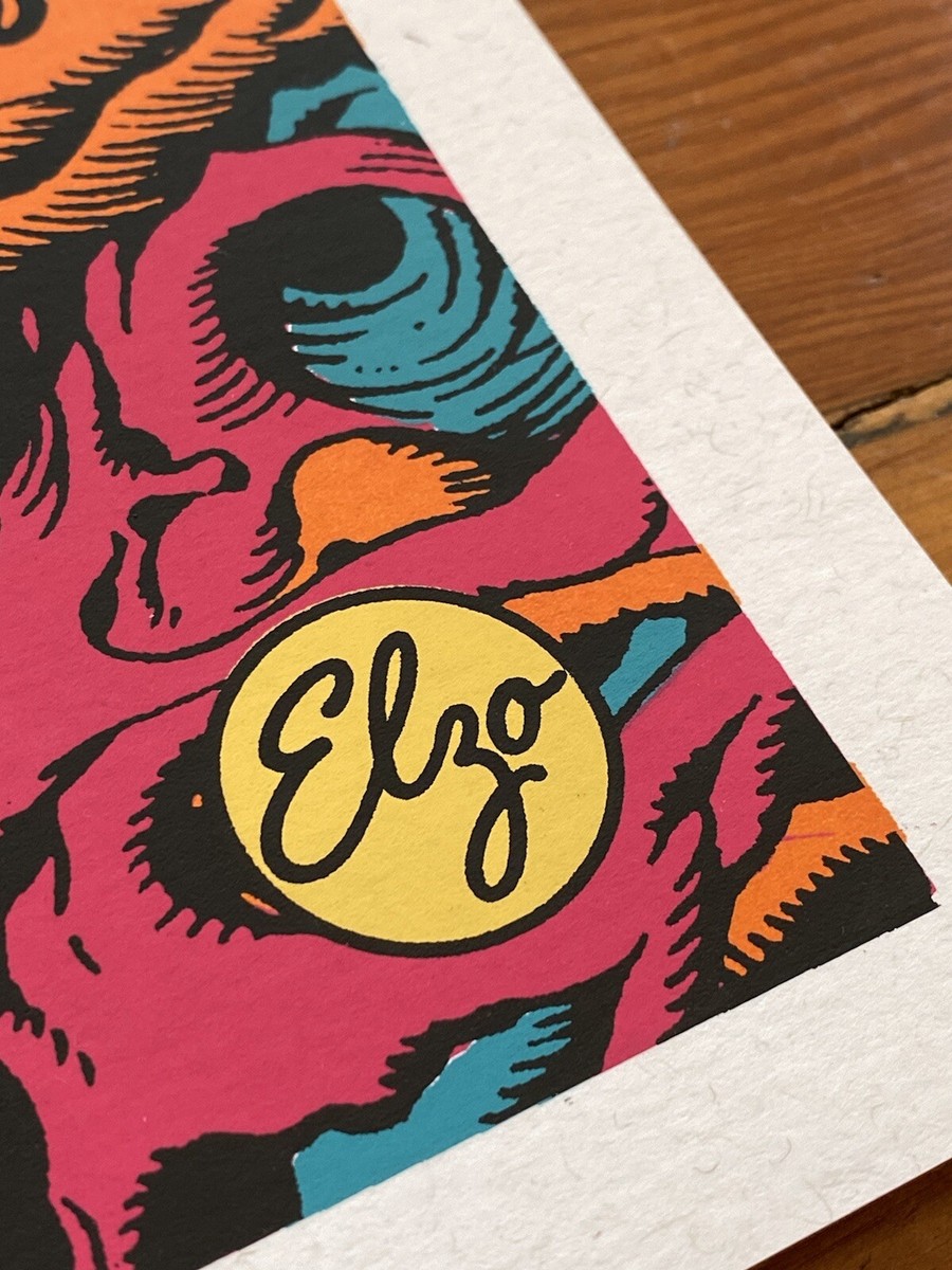 Thee Oh Sees Concert Tour Poster Print Edition of 100 hand