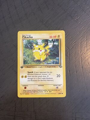 pikachu pokemon card value 60 64 pikachu 1st edition 60/64