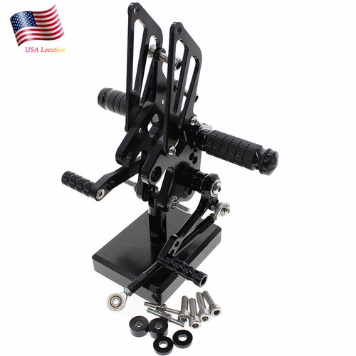 For Kawasaki NINJA 250 2009-2012 Rearset Footrest Footpeg Shift Pedal Peg CNC - Picture 5 of 14