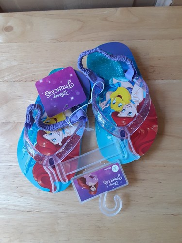 Disney Princess Toddler Girls Flip Flops Small (5/6) NEW WITH TAGS