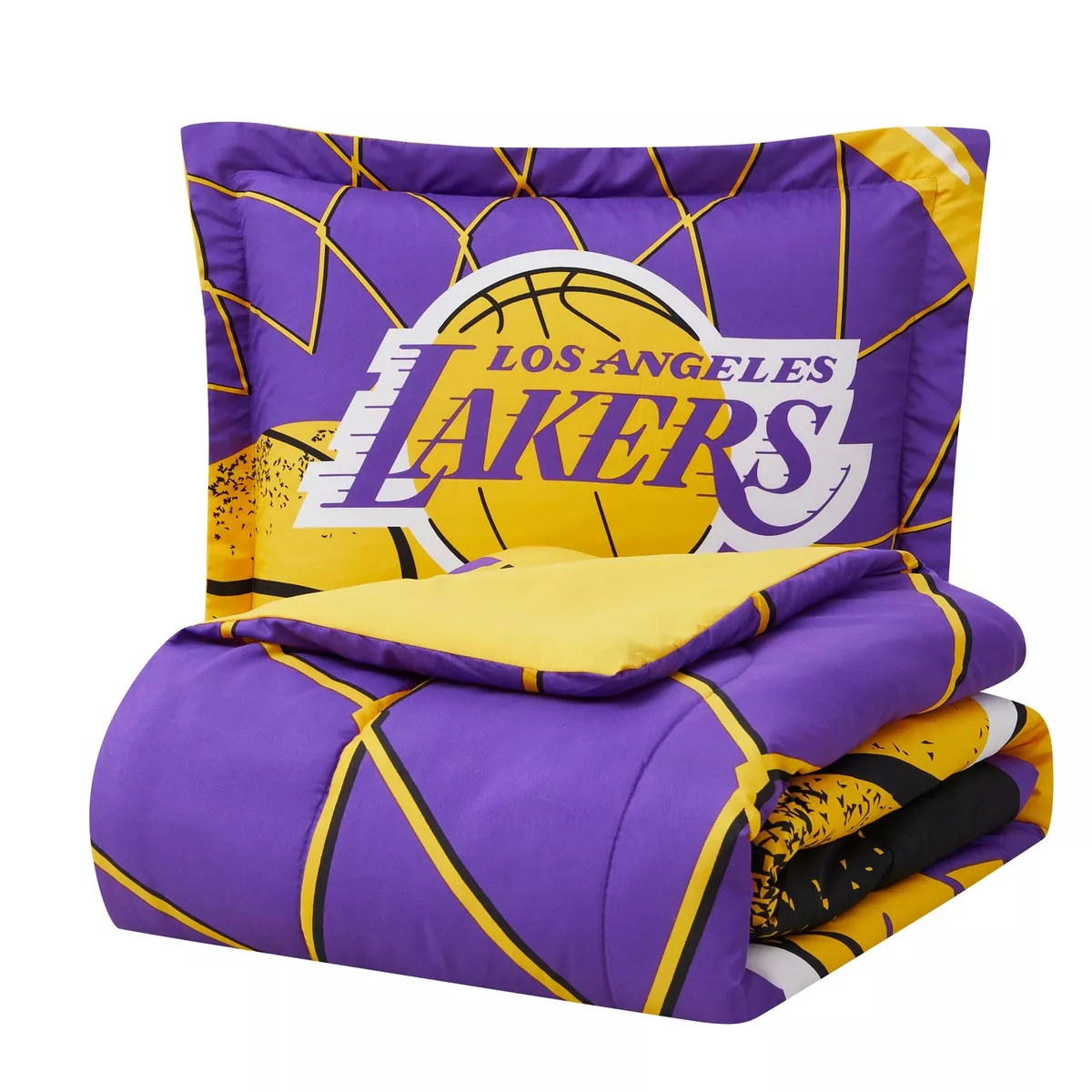 Lakers comforter set queen deals