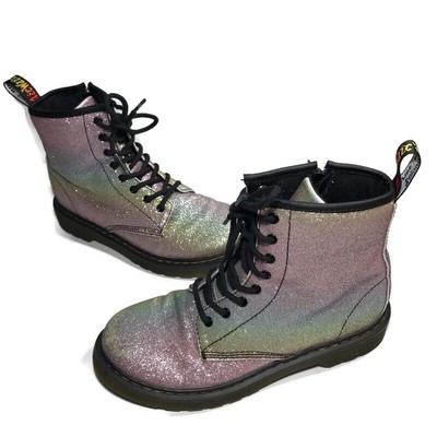 dr martens 1460 glitter rainbow