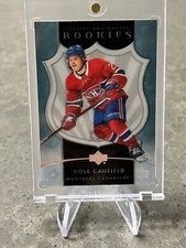 2021-22 Artefacts Hockey RÉTRO ROOKIE COUPE CLAIRE Acétate COLE CAUFIELD CC05-11
