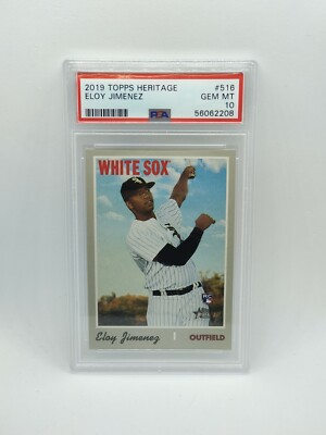 Eloy Jimenez - 2019 Topps Heritage Baseball Rookie PSA 10 White Sox MLB