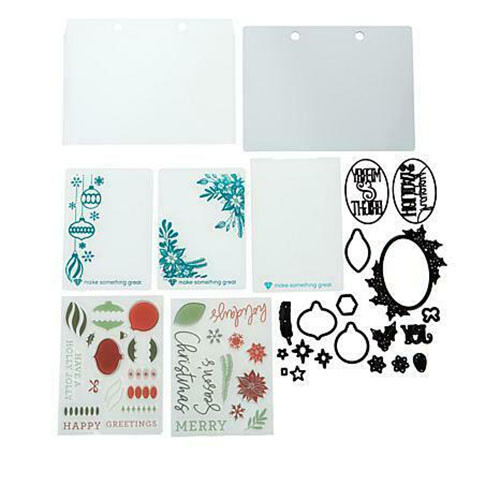 HSN Diamond Press Holiday Collection Stamp and Die Kit AS | eBay