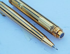 PARKER 75 PREMIER ATHENES GOLD LAQUER BLACK ONYX Ballpoint Pen Pencil se fRANCE — photo 5