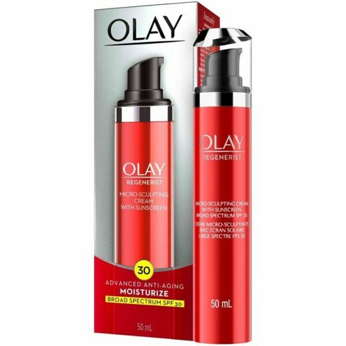 Olay Regenerist Micro-Sculpting Cream Face Moisturizer w/ Sunscreen SPF 30 1.7OZ - Picture 1 of 1